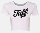 TUFF Script Crop Top White / XS/S TuffWraps.com
