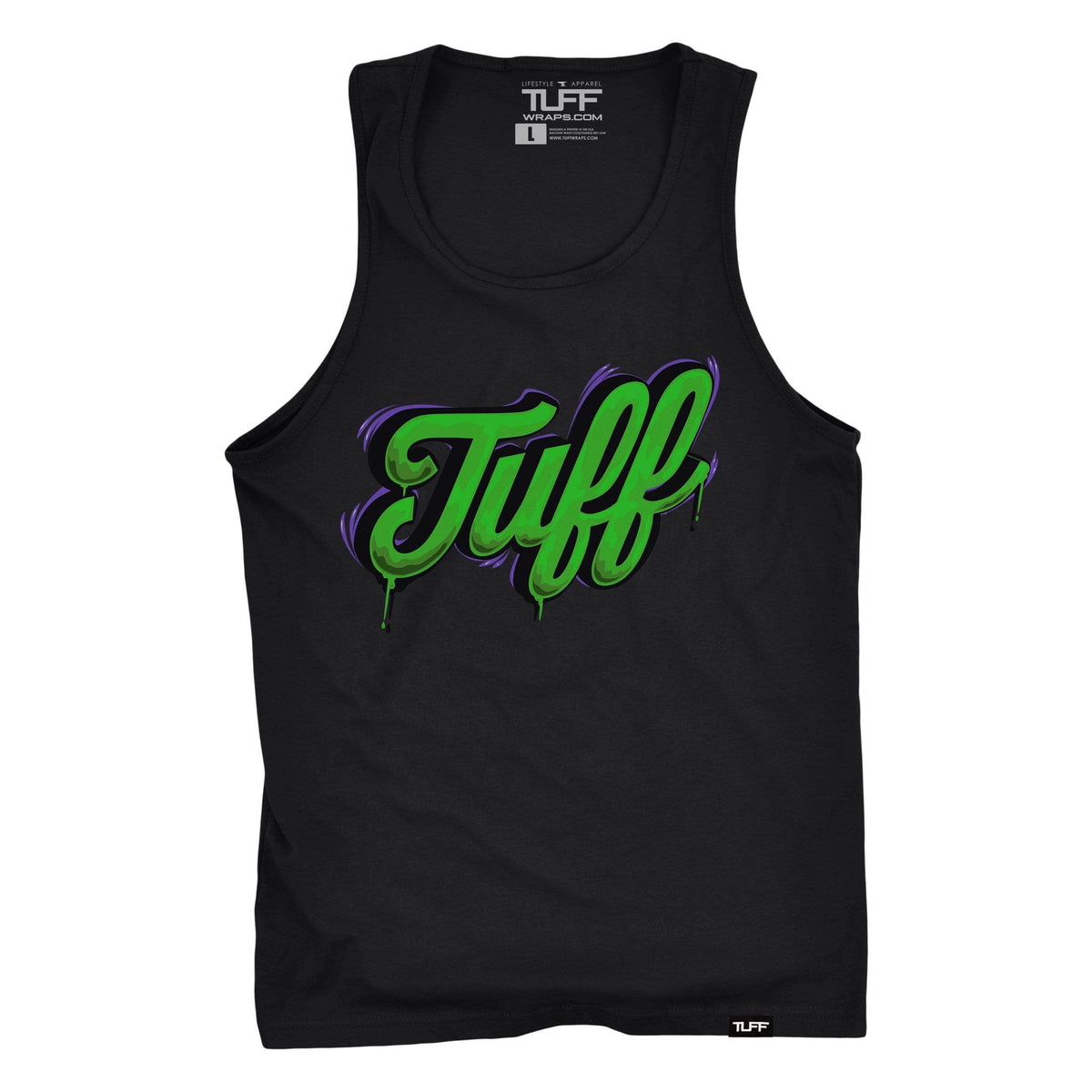 TUFF Script Drip Tank S / Black v1 TuffWraps.com