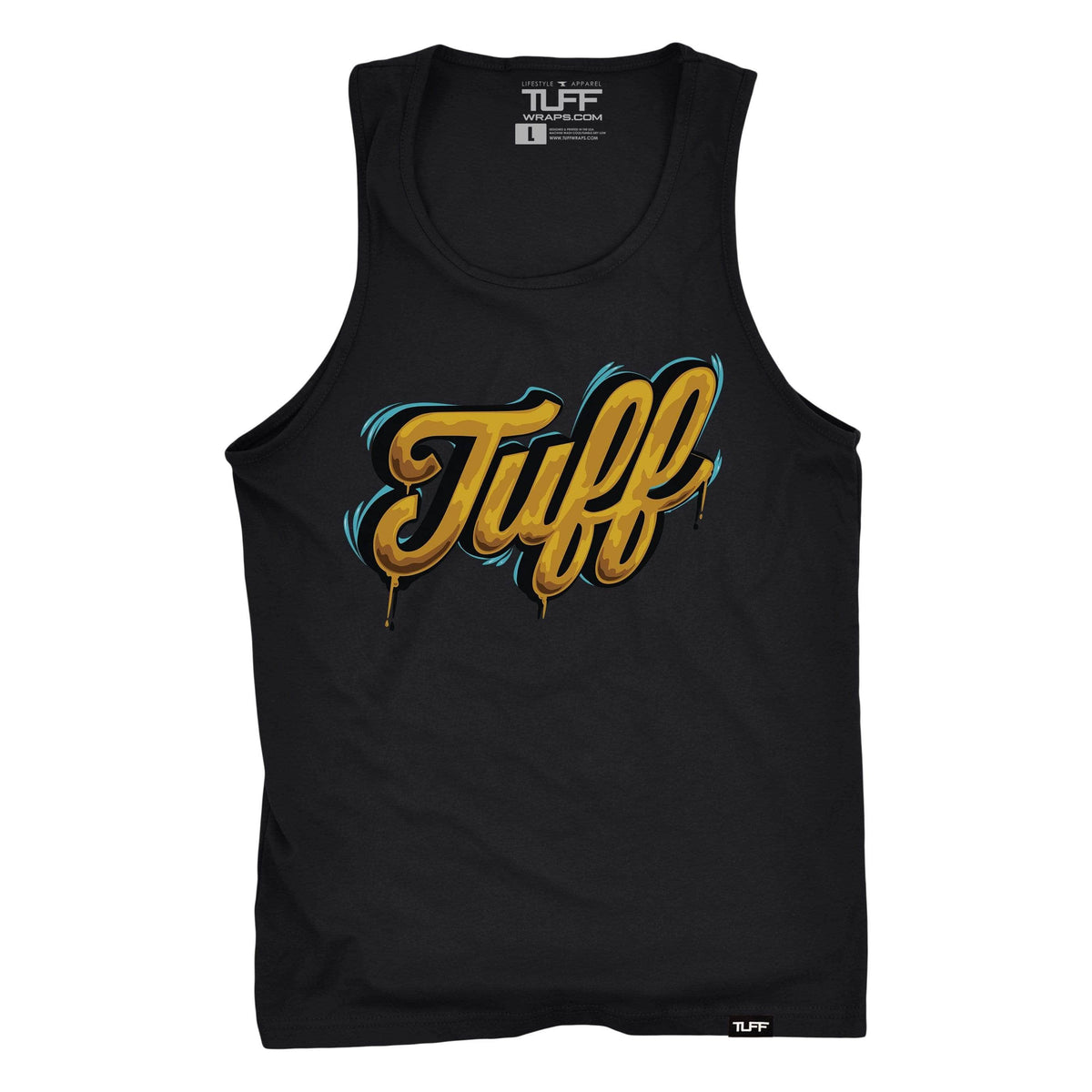 TUFF Script Drip Tank S / Black v2 TuffWraps.com