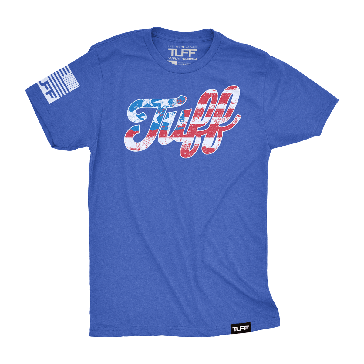 TUFF Script Freedom Tee S / Vintage Blue TuffWraps.com