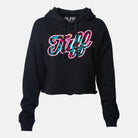 TUFF Script Graffiti Hooded Cropped Fleece TuffWraps.com