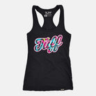 TUFF Script Graffiti Racerback Tank Black / XS TuffWraps.com