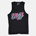 TUFF Script Graffiti Tank Black / S TuffWraps.com