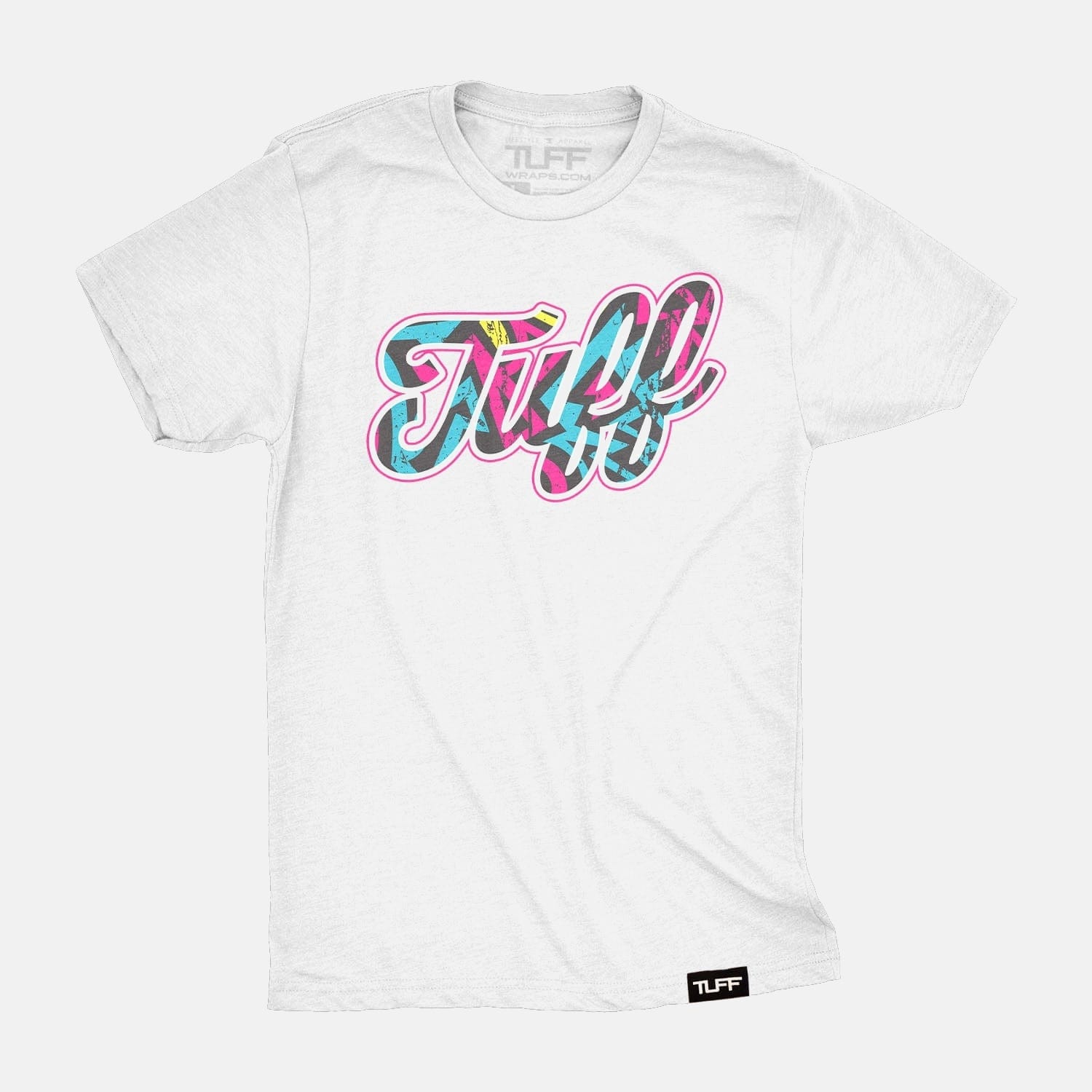 TUFF Script Graffiti Tee White / S TuffWraps.com