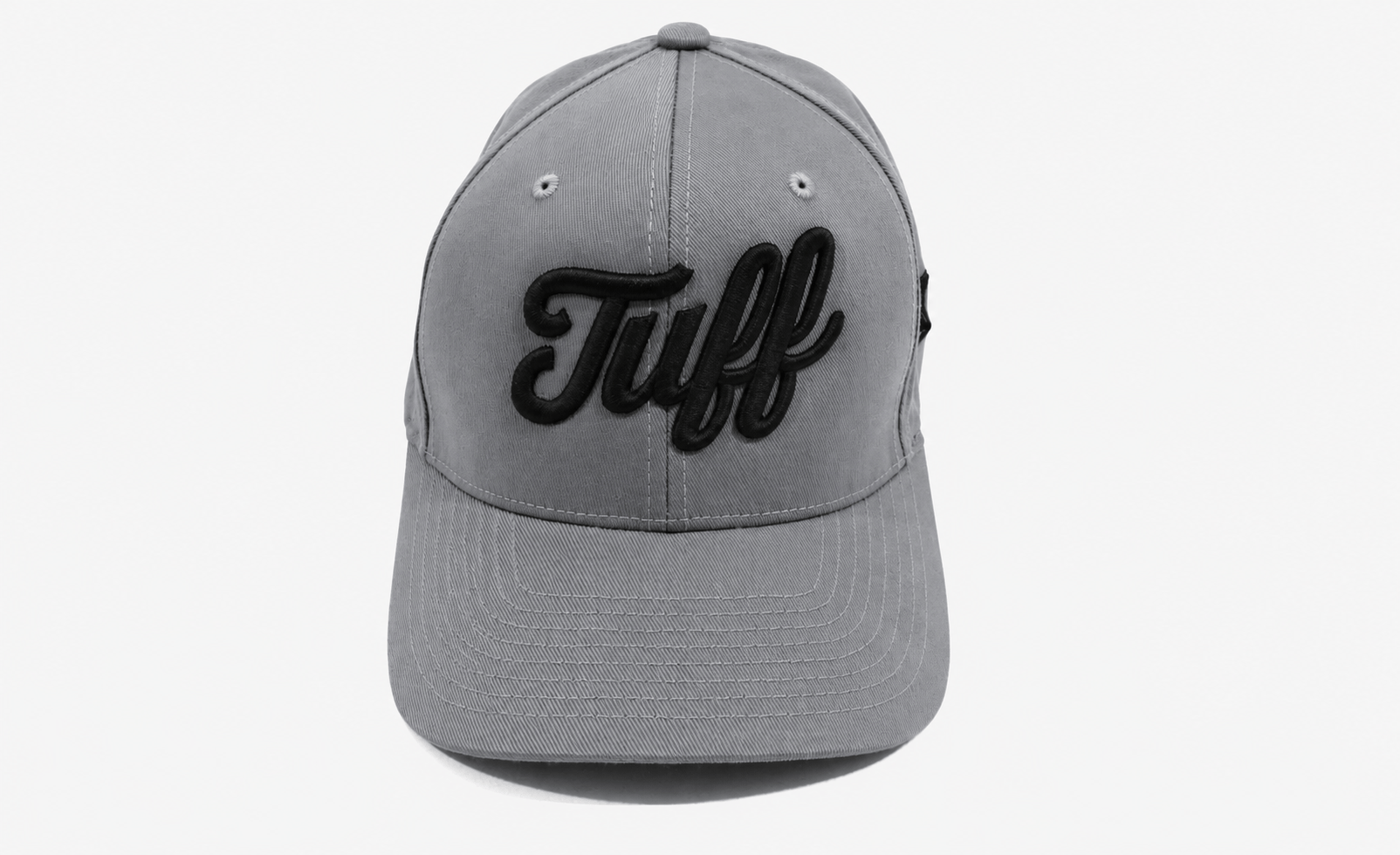 TUFF Script Gray Flexfit Hat TuffWraps.com
