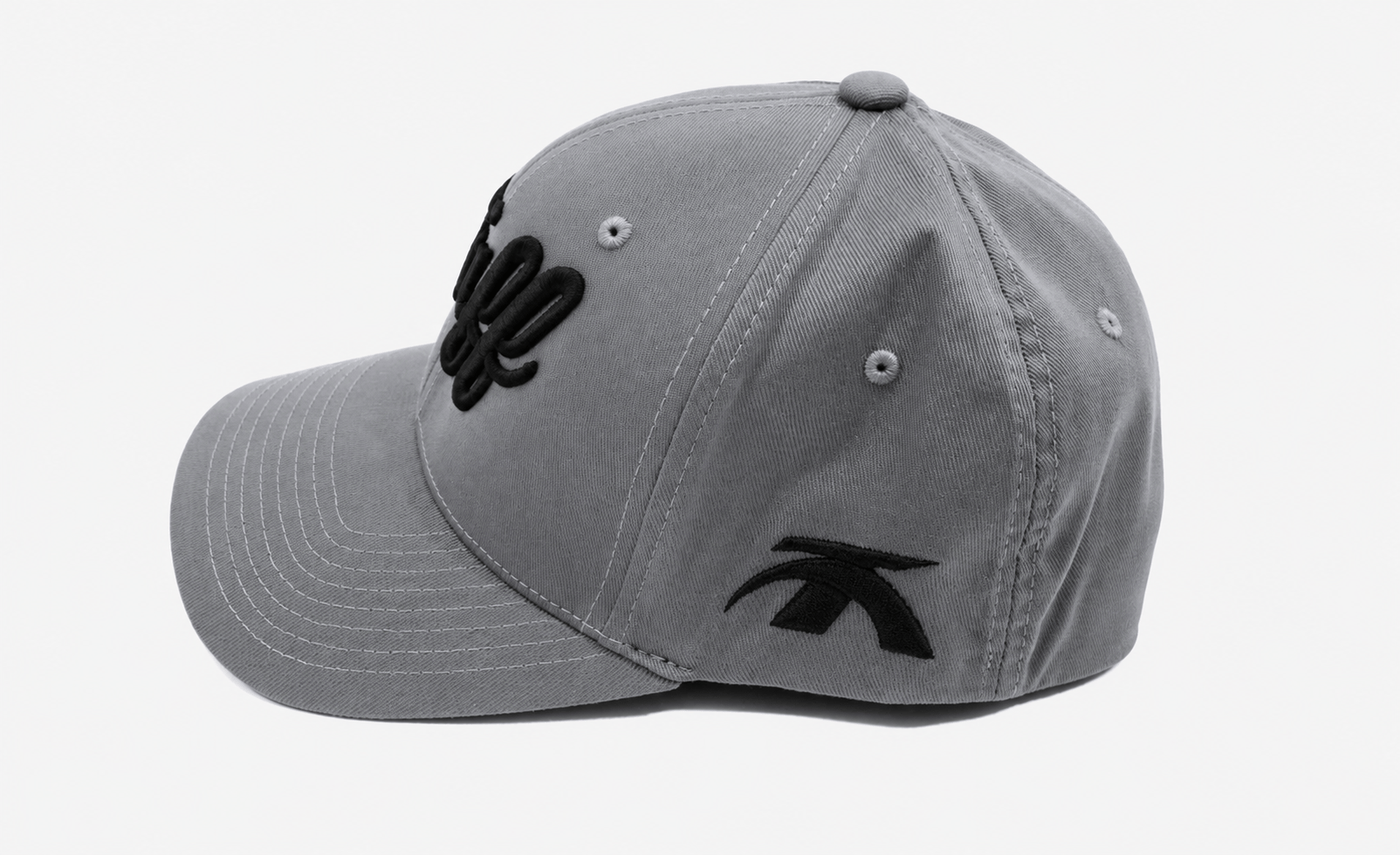 TUFF Script Gray Flexfit Hat TuffWraps.com