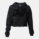 TUFF Script Hooded Cropped Fleece Black Camo / XS TuffWraps.com
