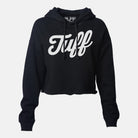 TUFF Script Hooded Cropped Fleece Black / XS TuffWraps.com