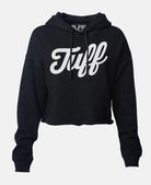TUFF Script Hooded Cropped Fleece Black / XS TuffWraps.com