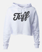 TUFF Script Hooded Cropped Fleece White / XS TuffWraps.com