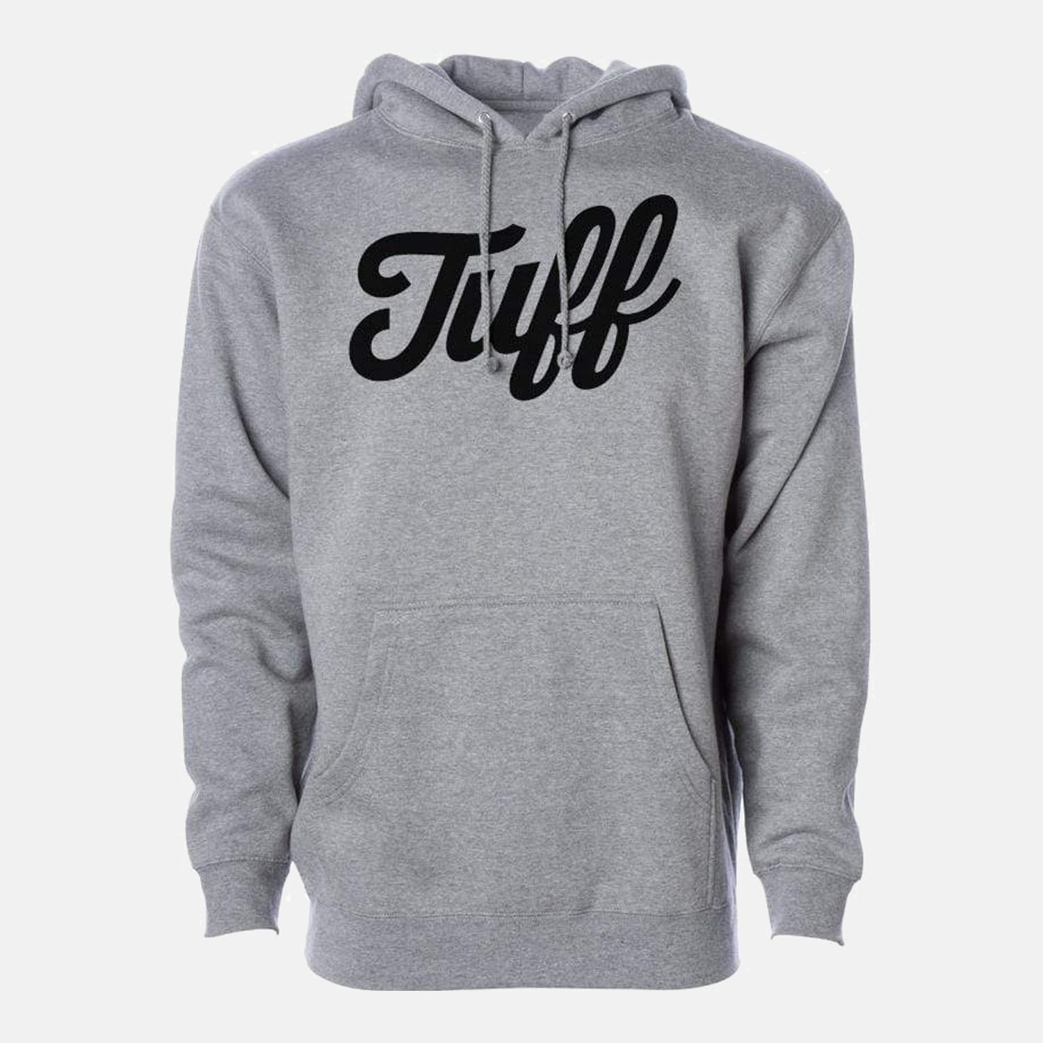 TUFF Script Hooded Sweatshirt Gray / XS TuffWraps.com