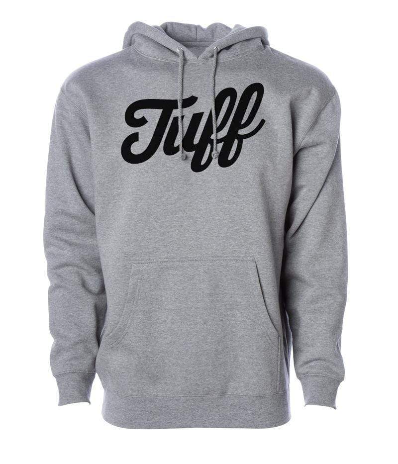 TUFF Script Hooded Sweatshirt XS / Gray TuffWraps.com