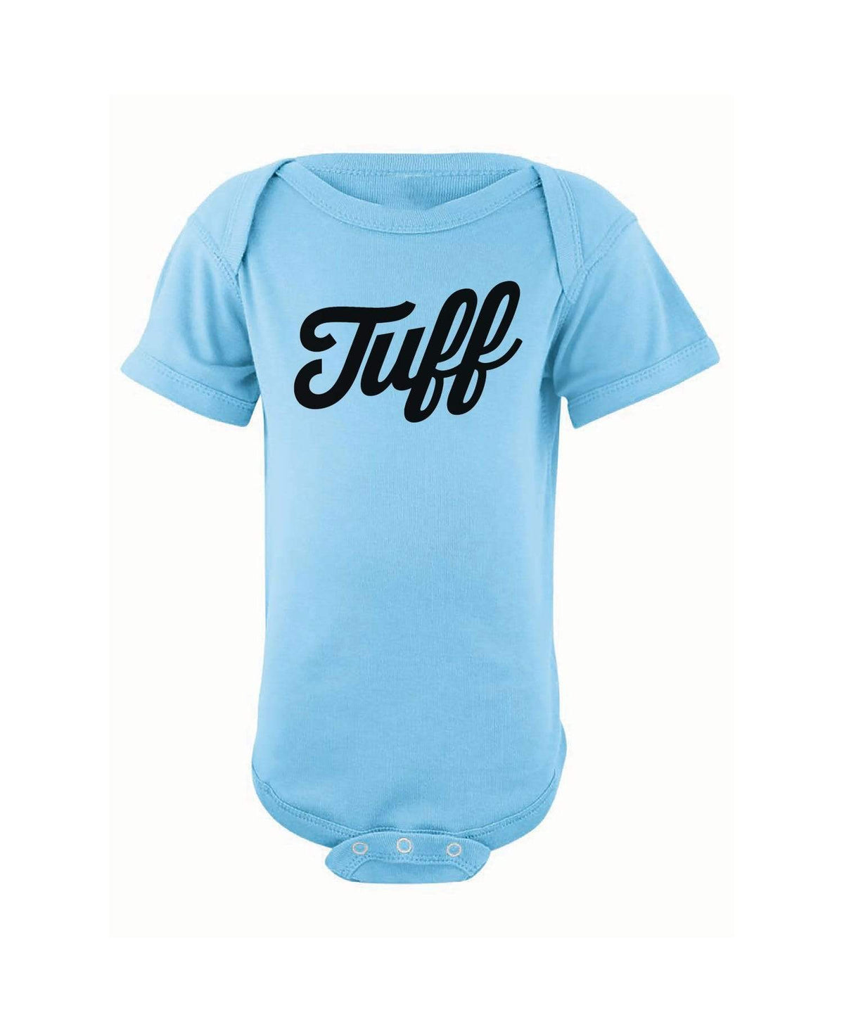 TUFF Script Infant Onesie NB / Light Blue TuffWraps.com