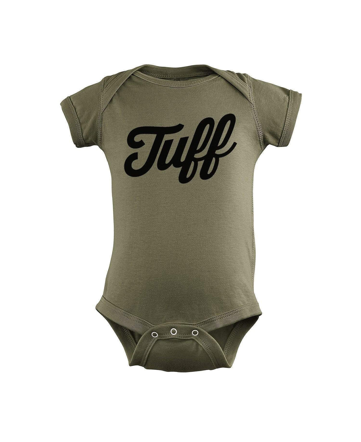TUFF Script Infant Onesie NB / Military Green TuffWraps.com