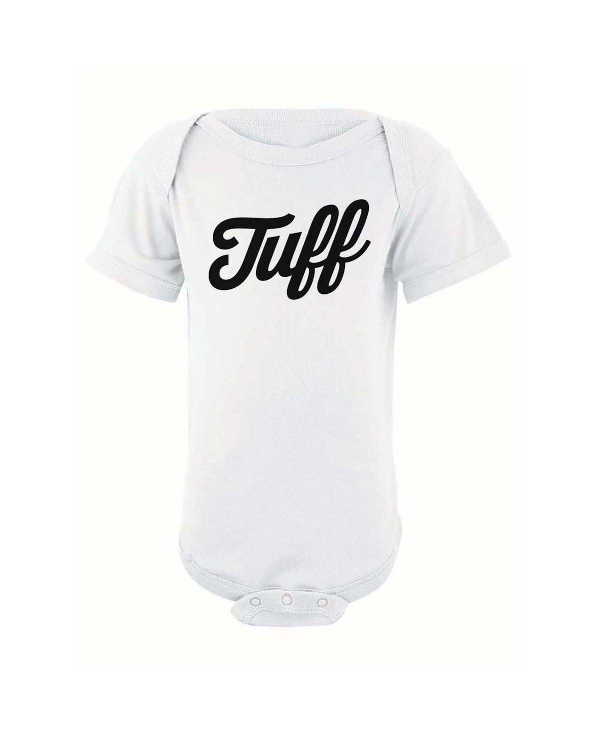 TUFF Script Infant Onesie NB / White TuffWraps.com