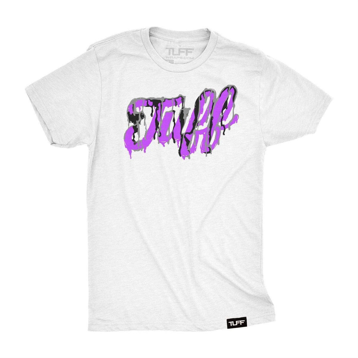 TUFF Script Melted Tee S / White TuffWraps.com