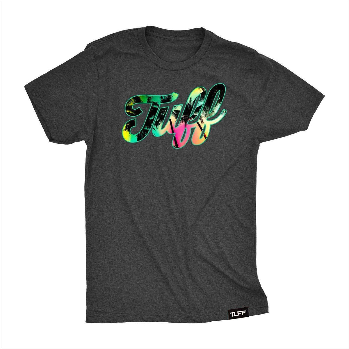 TUFF Script Palm Tee S / Black TuffWraps.com