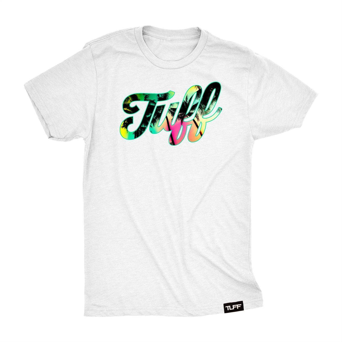TUFF Script Palm Tee S / White TuffWraps.com