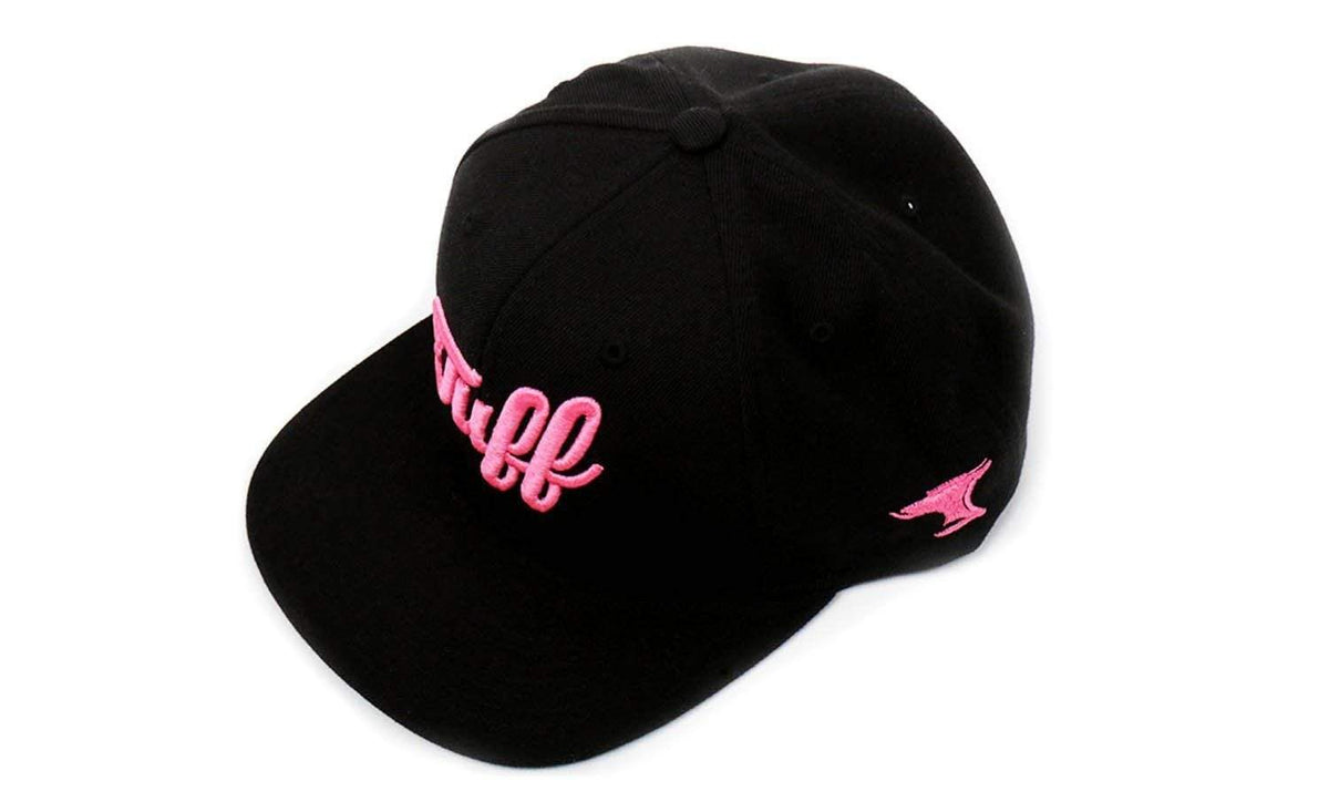 TUFF Script Pink Snapback Hat TuffWraps.com