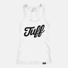 TUFF Script Racerback Tank White / XS TuffWraps.com