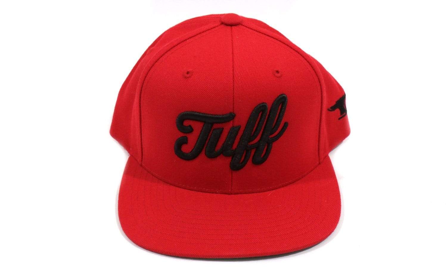 TUFF Script Red Snapback Hat Red TuffWraps.com