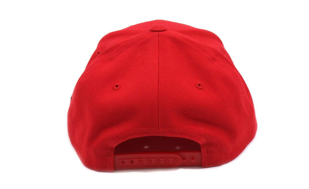 TUFF Script Red Snapback Hat Red TuffWraps.com