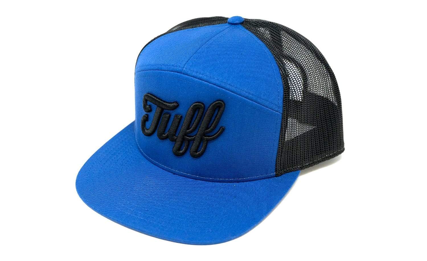 TUFF Script Royal Blue Trucker Snapback