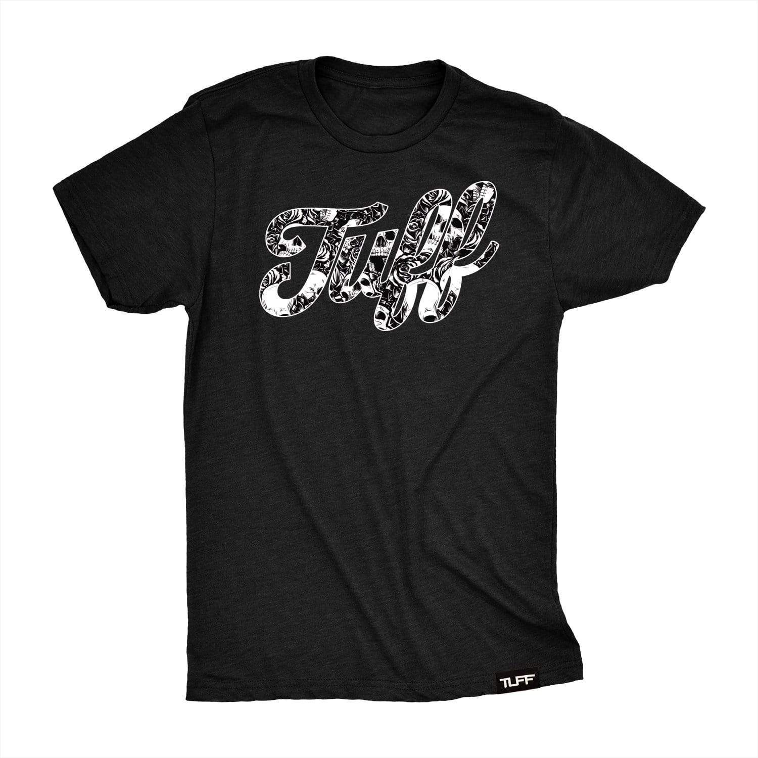 TUFF Script Skulls Tee S / Black TuffWraps.com