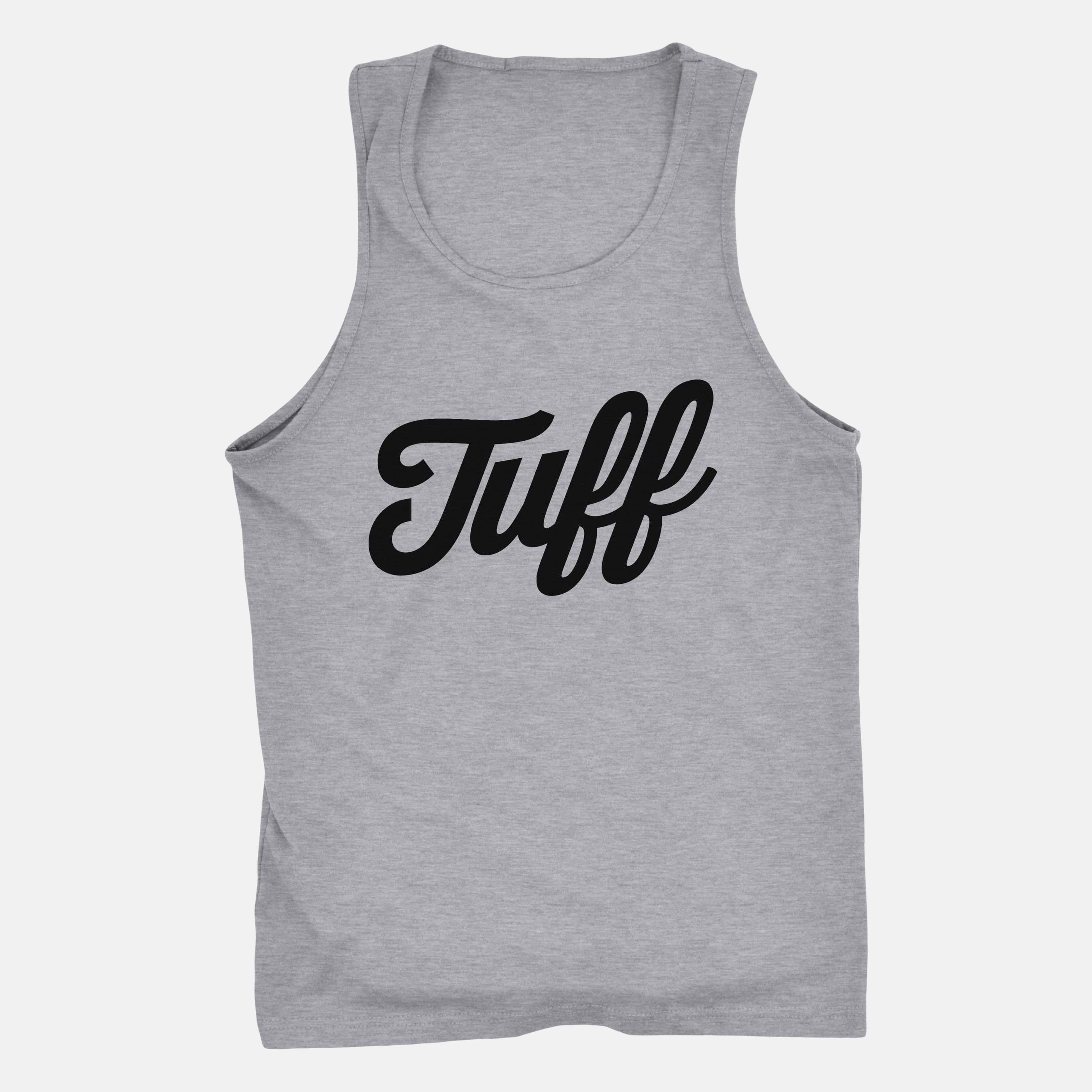 TUFF Script Tank Heather Gray / S TuffWraps.com