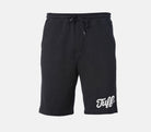 TUFF Script Tapered Fleece Shorts Black / XS TuffWraps.com