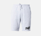 TUFF Script Tapered Fleece Shorts Gray / XS TuffWraps.com