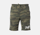 TUFF Script Tapered Fleece Shorts Woodland Camo / XS TuffWraps.com