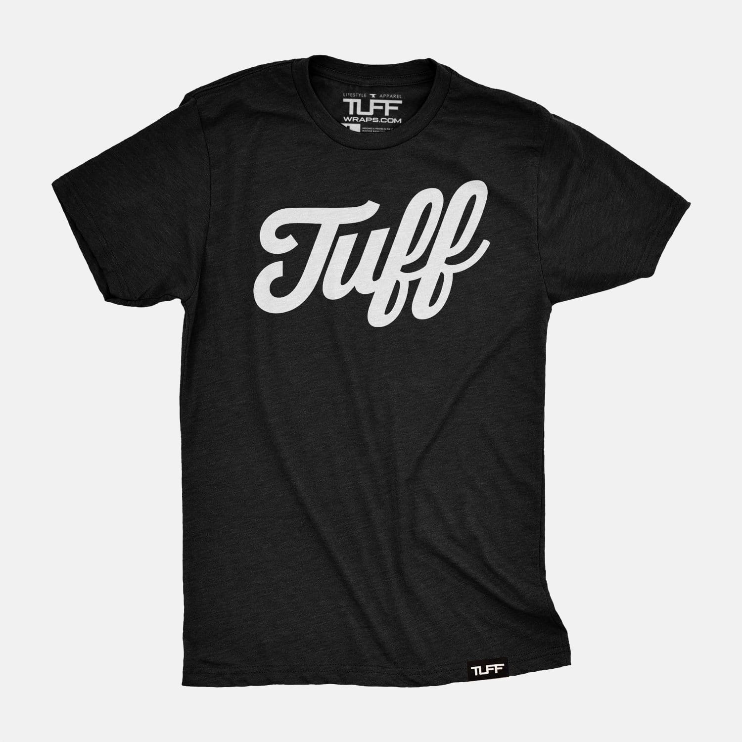 TUFF Script Tee Black / S TuffWraps.com