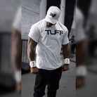 TUFF Script White Flexfit Hat TuffWraps.com