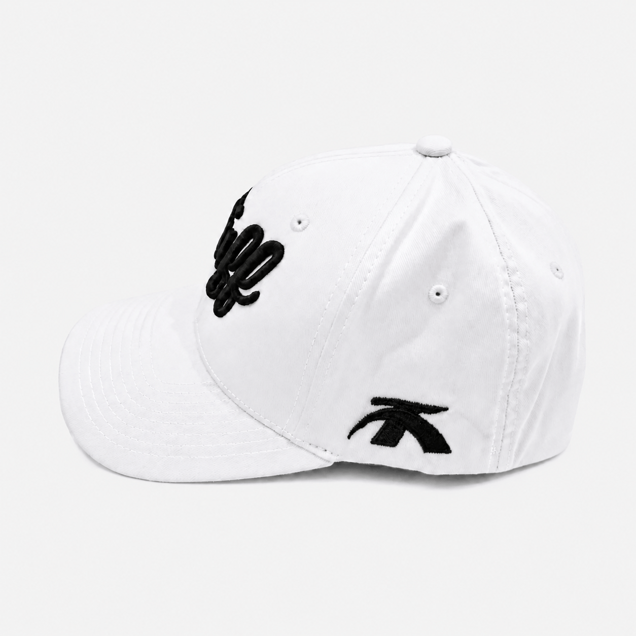 TUFF Script White Flexfit Hat TuffWraps.com