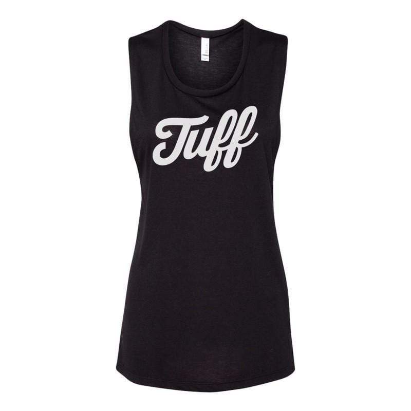 TUFF Script Women&#39;s Muscle Tank S / Black TuffWraps.com