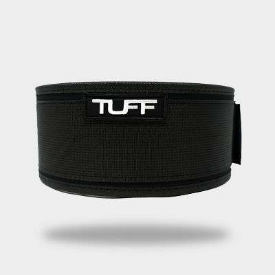 TUFF Quick Locking Weightlifting Belt - All Black (Older Version