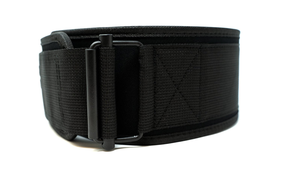 TUFF Self Locking Weightlifting Belt - All Black TuffWraps.com