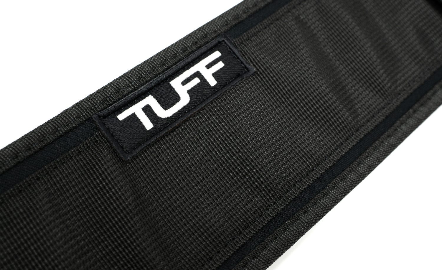 TUFF Self Locking Weightlifting Belt - All Black