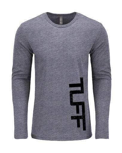 TUFF Side Long Sleeve Tee S / Heather Gray TuffWraps.com