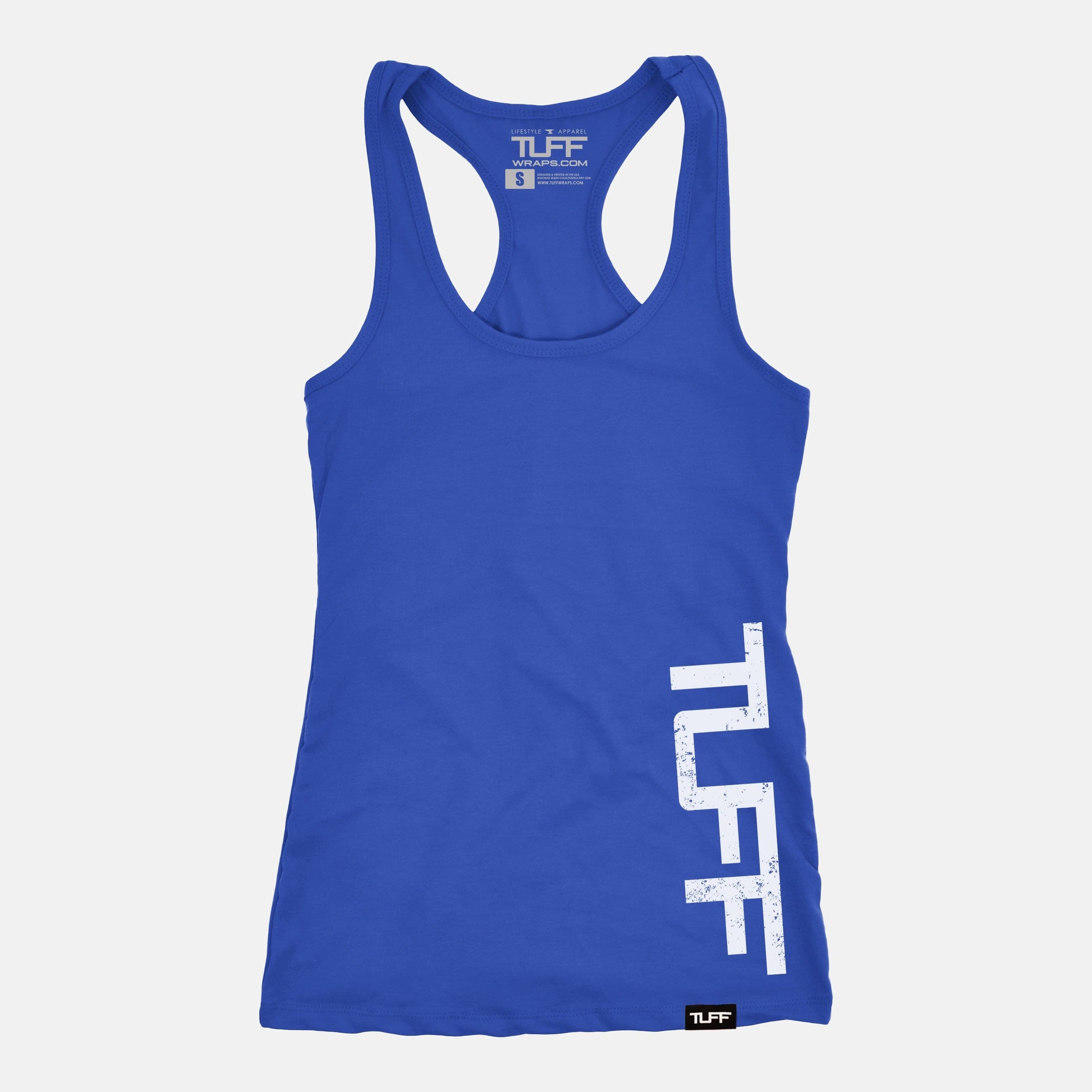TUFF Side Racerback Tank Royal Blue / XS TuffWraps.com