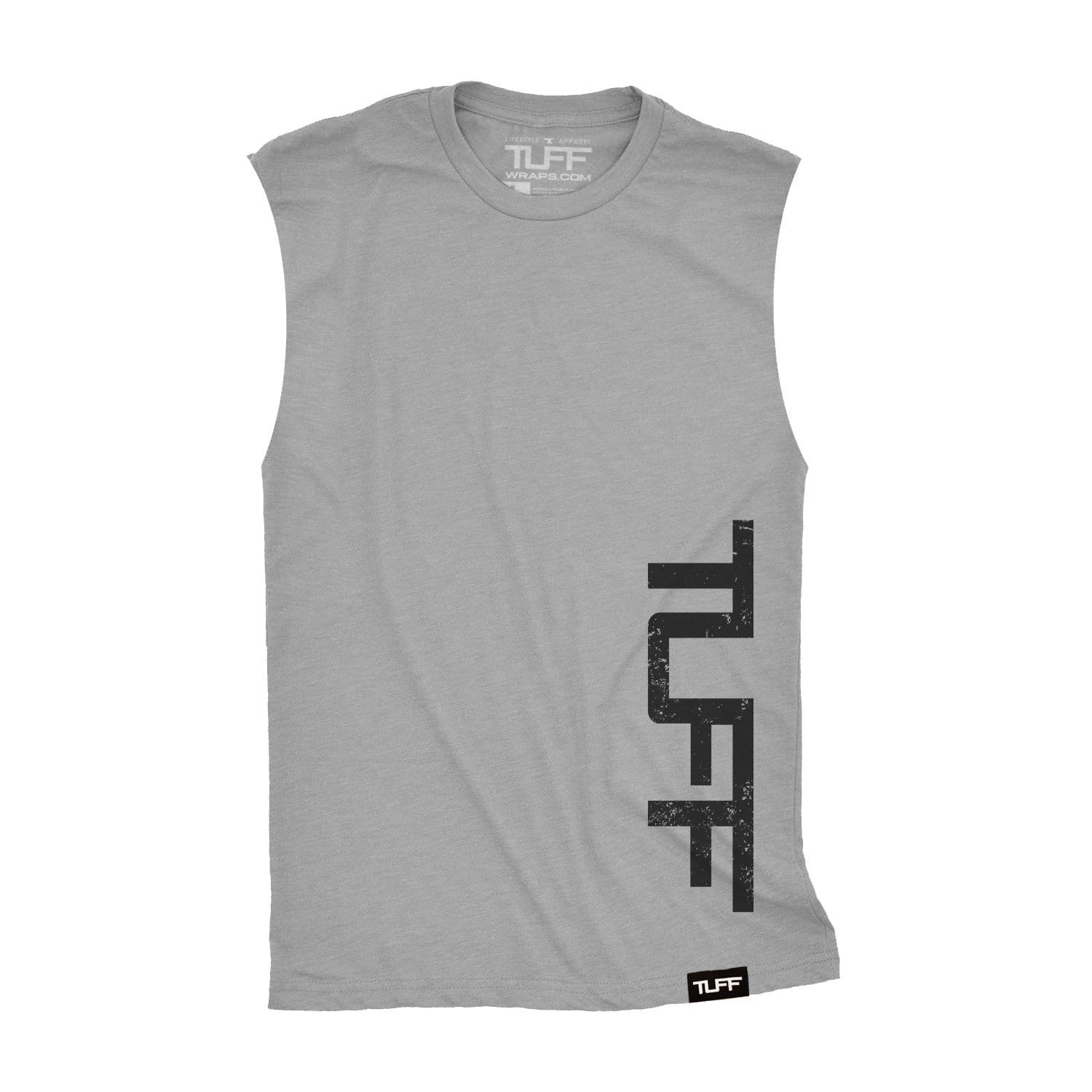TUFF Side Raw Edge Muscle Tank | TuffWraps.com