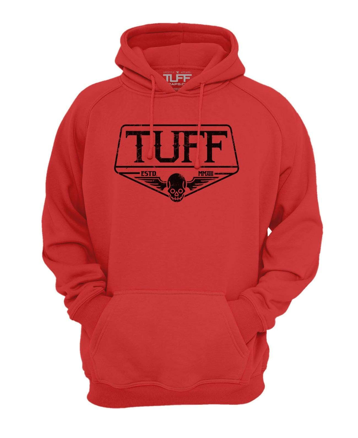 TUFF Skull Wings Hooded Sweatshirt XS / Red TuffWraps.com