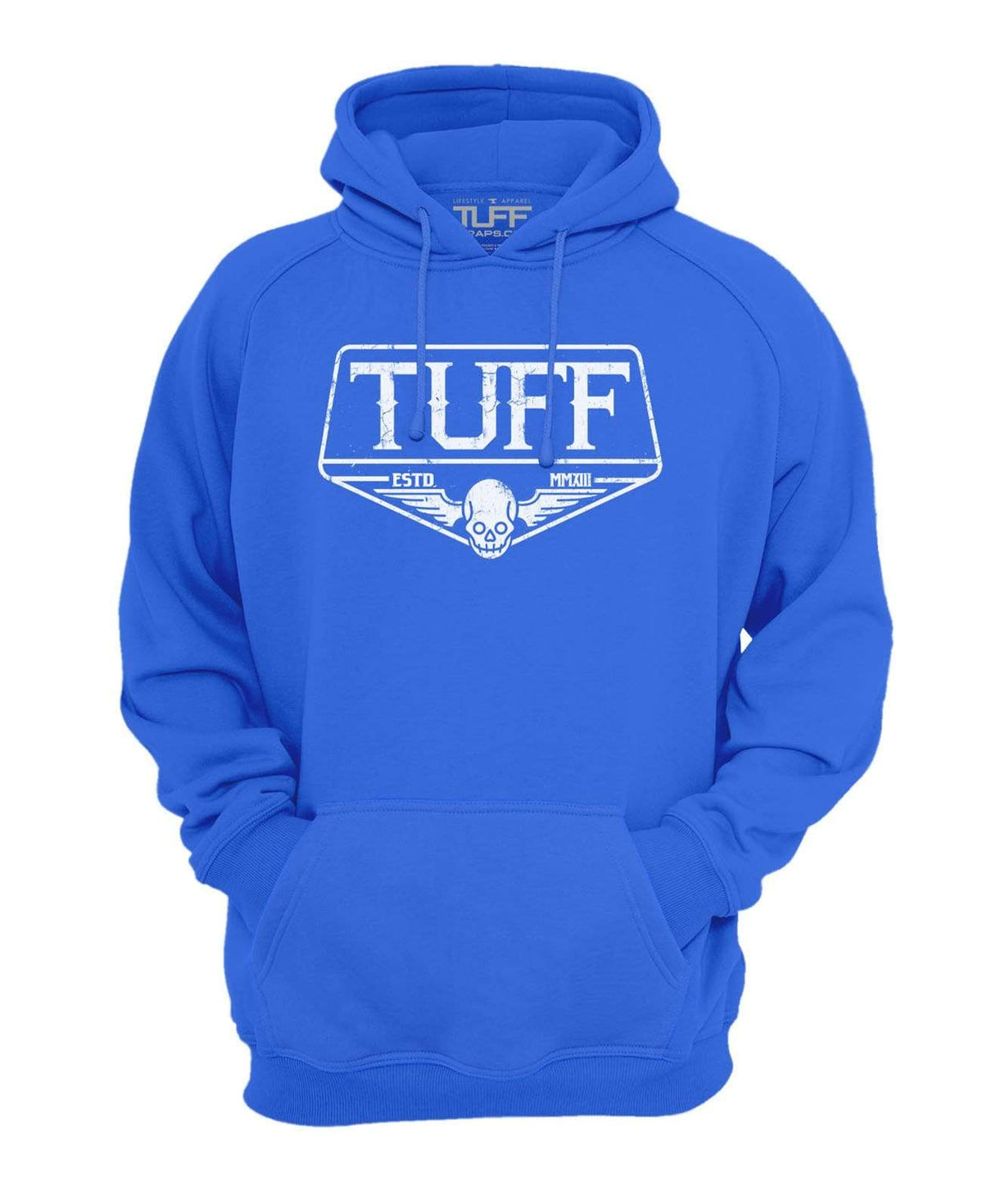 TUFF Skull Wings Hooded Sweatshirt XS / Royal Blue TuffWraps.com