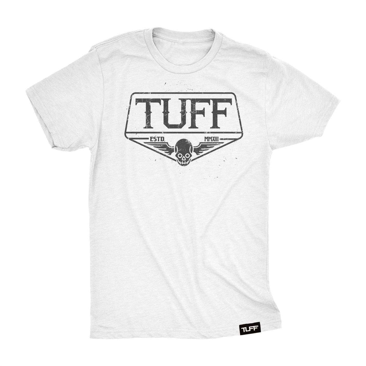 TUFF Skull Wings Tee S / White TuffWraps.com
