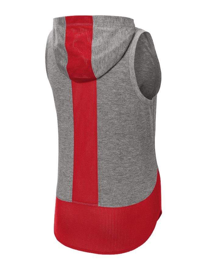 TUFF Small Script Women s Mesh Hoodie Tank