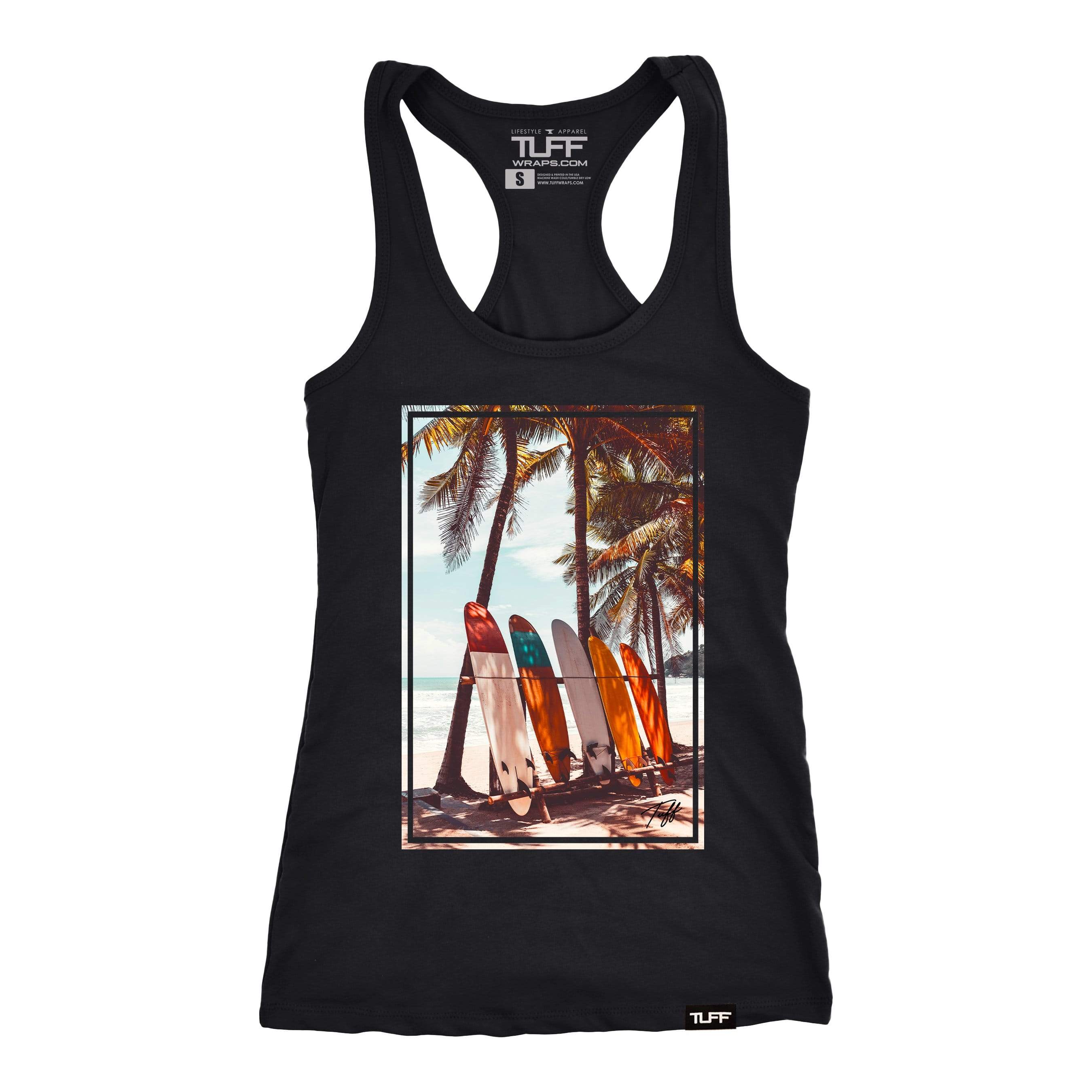 TUFF サーフボード レーサーバック タンク - 女性用フィットネス