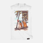 TUFF Surfboards Raw Edge Muscle Tank White / S TuffWraps.com
