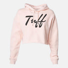 TUFF Thin Script Hooded Cropped Fleece Peach / XS TuffWraps.com