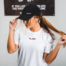 TUFF Thin Script Dad Hat - Black Black TuffWraps.com
